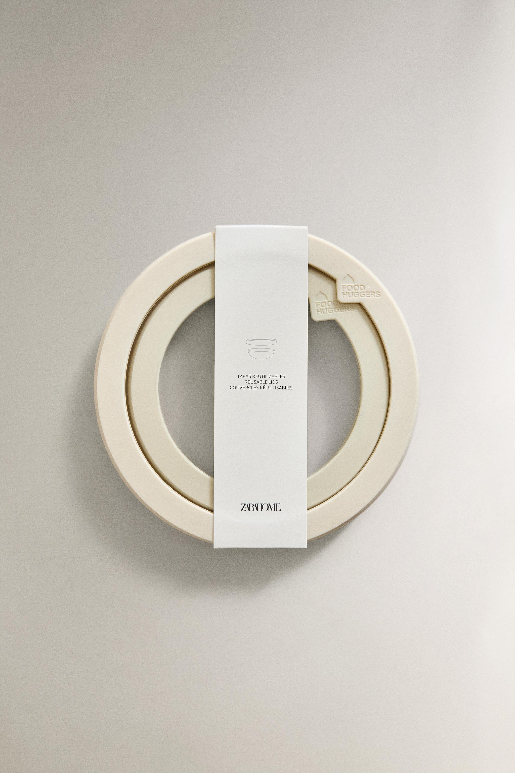 SILICONE AND GLASS LID SET (SET OF 2)